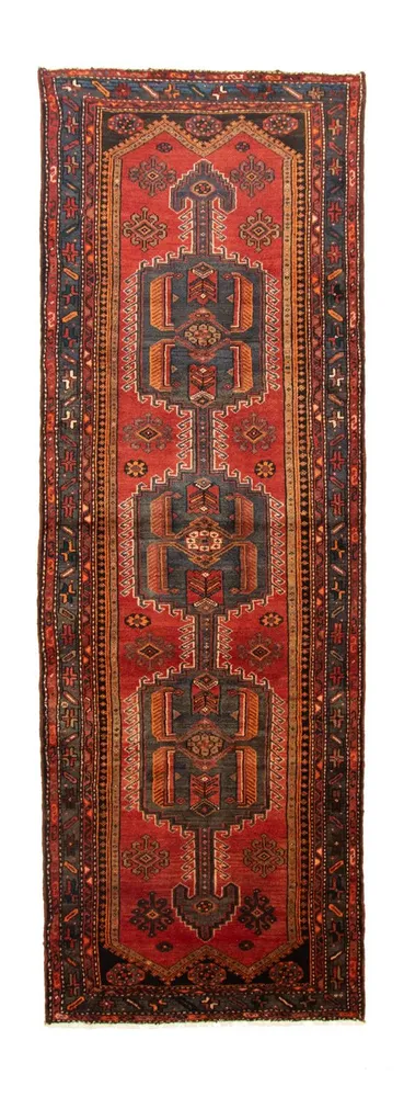 Løper Persisk teppe - Nomadisk - 307 x 103 cm - grønn