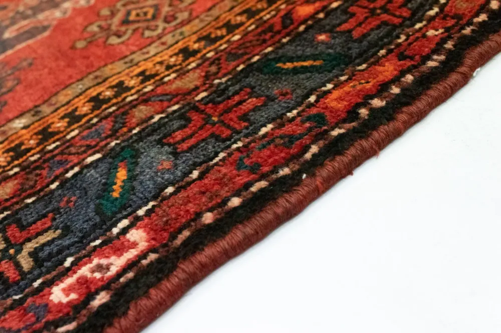 Løper Persisk teppe - Nomadisk - 307 x 103 cm - grønn