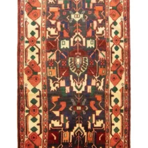 Løper Persisk teppe - Nomadisk - 307 x 96 cm - blå