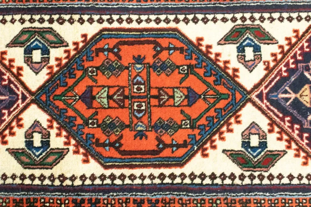 Løper Persisk teppe - Nomadisk - 307 x 70 cm - flerfarget