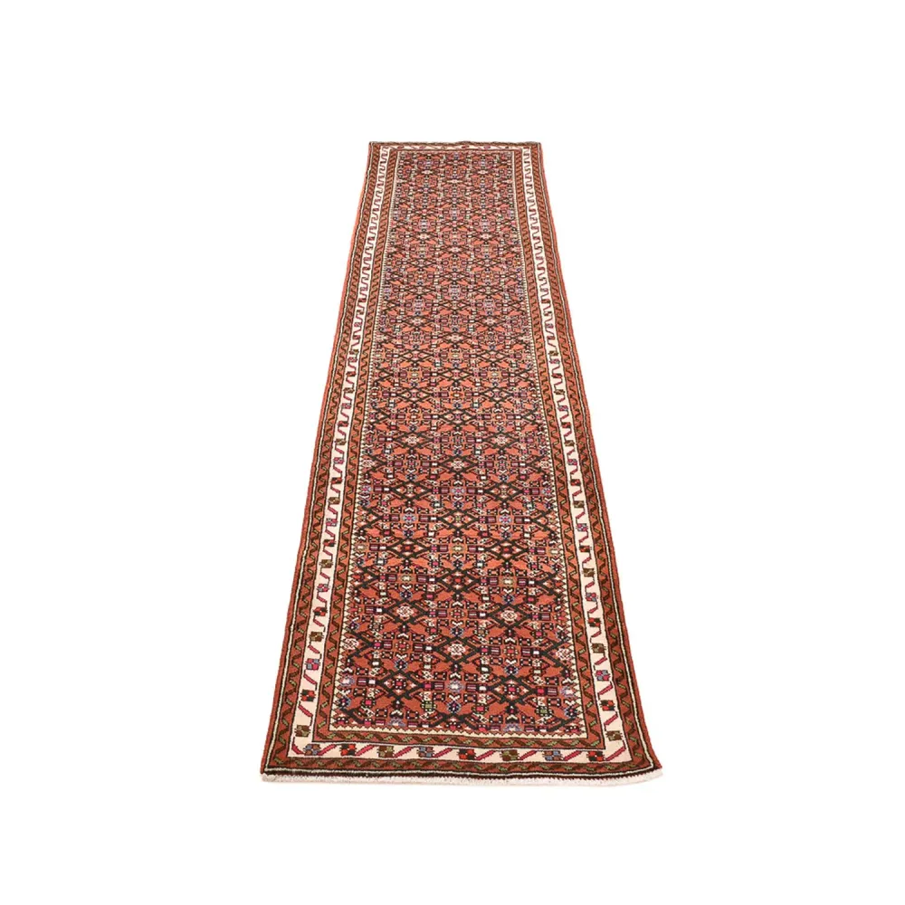 Løper Persisk teppe - Nomadisk - 307 x 70 cm - rust