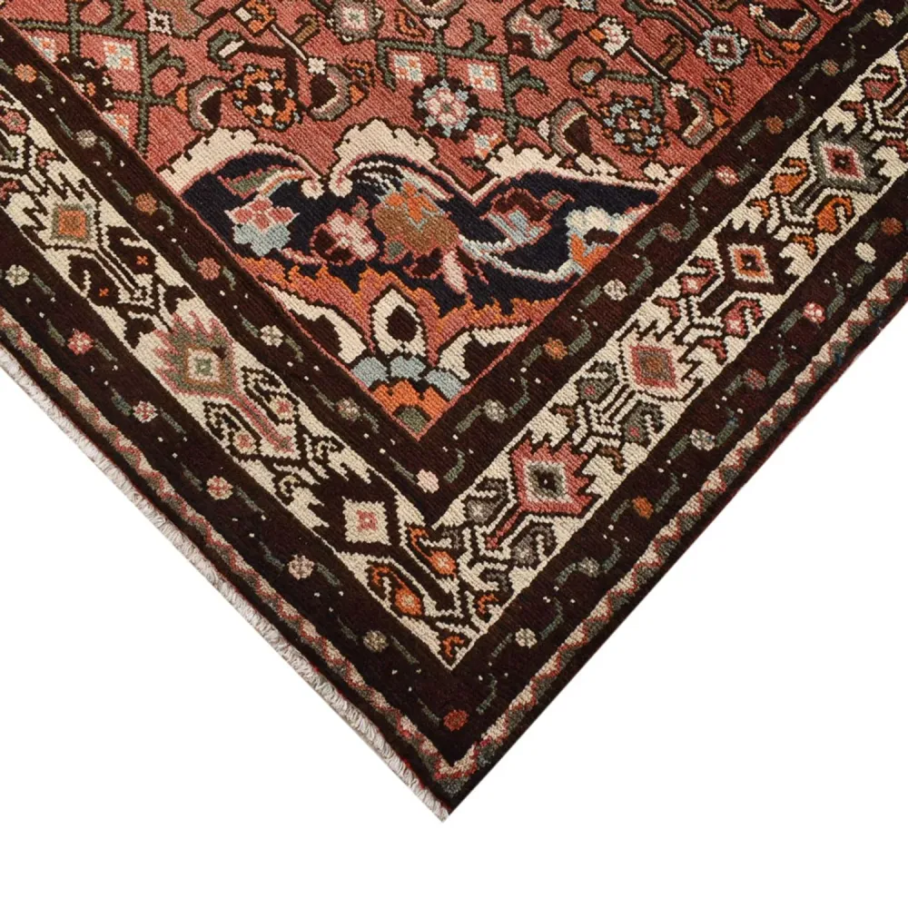 Løper Persisk teppe - Nomadisk - 308 x 128 cm - lys rød
