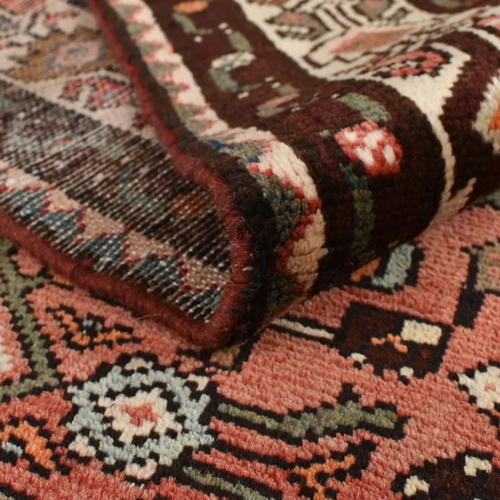 Løper Persisk teppe - Nomadisk - 308 x 128 cm - lys rød