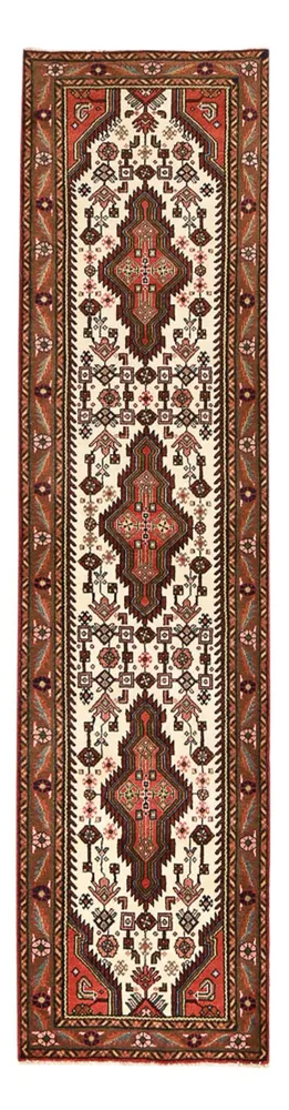 Løper Persisk teppe - Nomadisk - 308 x 78 cm - beige