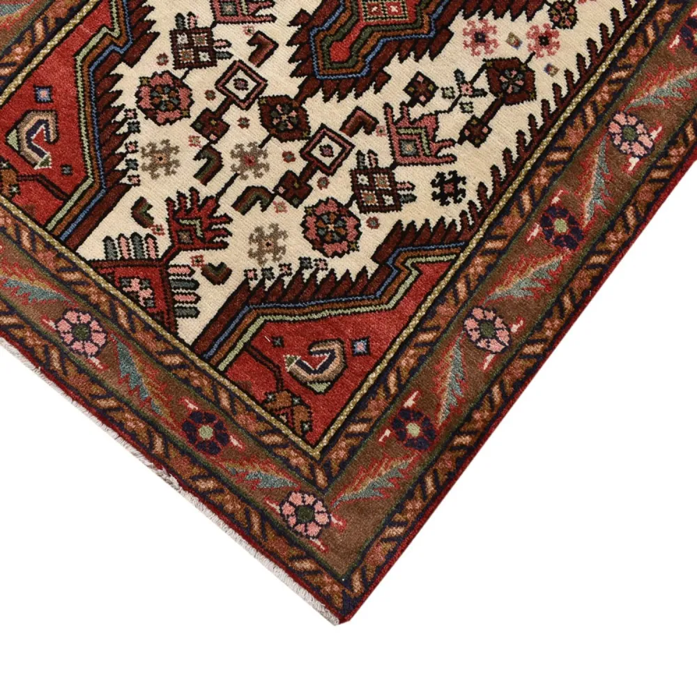 Løper Persisk teppe - Nomadisk - 308 x 78 cm - beige