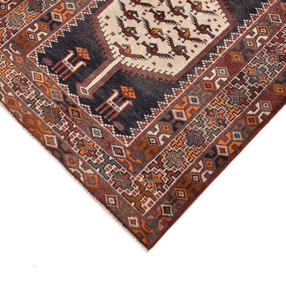 Løper Persisk teppe - Nomadisk - 309 x 104 cm - flerfarget