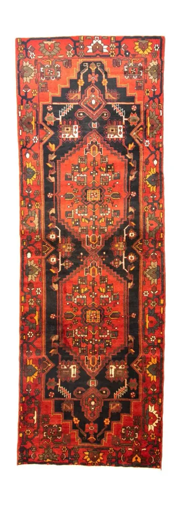 Løper Persisk teppe - Nomadisk - 310 x 105 cm - blå