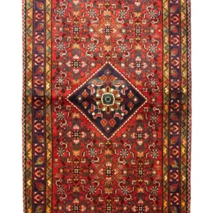 Løper Persisk teppe - Nomadisk - 310 x 107 cm - rød