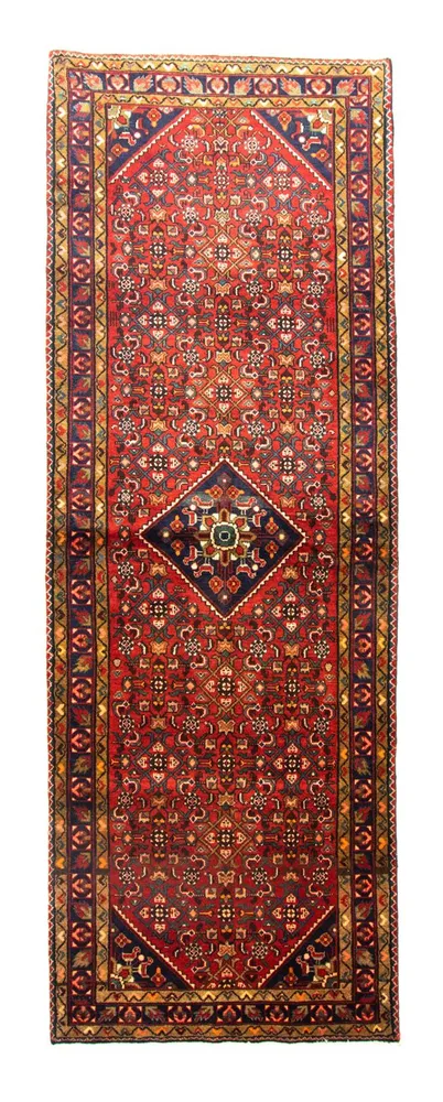 Løper Persisk teppe - Nomadisk - 310 x 107 cm - rød
