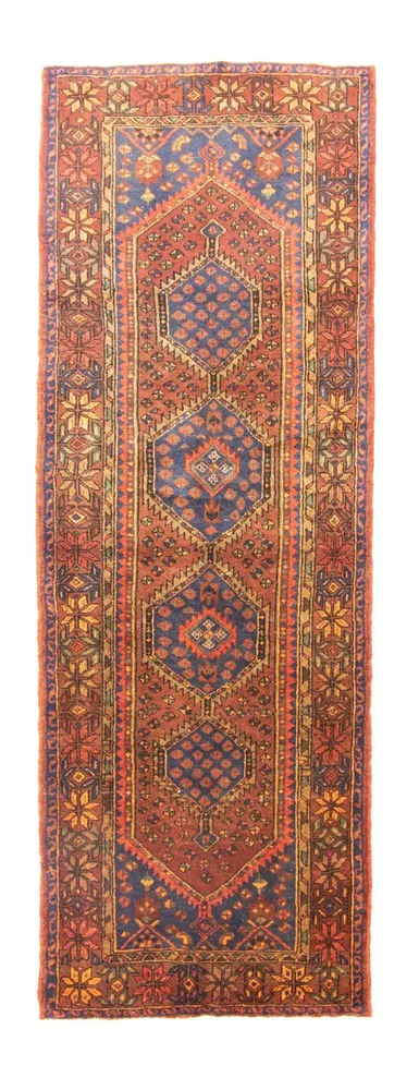 Løper Persisk teppe - Nomadisk - 310 x 108 cm - blå