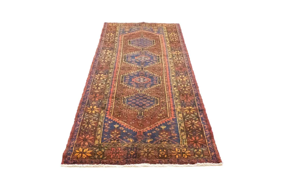 Løper Persisk teppe - Nomadisk - 310 x 108 cm - blå