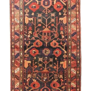 Løper Persisk teppe - Nomadisk - 310 x 110 cm - blå