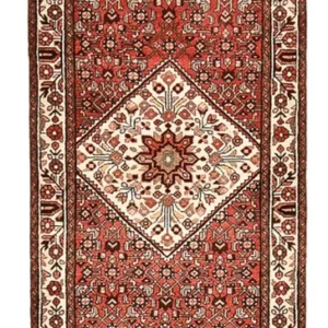 Løper Persisk teppe - Nomadisk - 311 x 107 cm - rød