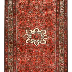 Løper Persisk teppe - Nomadisk - 311 x 119 cm - rød