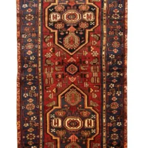 Løper Persisk teppe - Nomadisk - 313 x 100 cm - brun