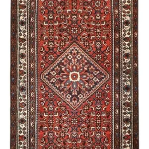 Løper Persisk teppe - Nomadisk - 315 x 104 cm - rust