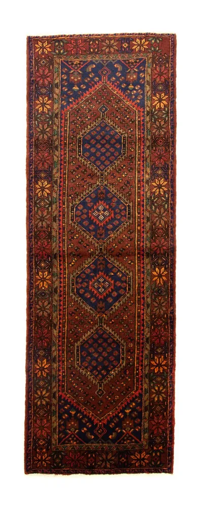 Løper Persisk teppe - Nomadisk - 315 x 108 cm - blå