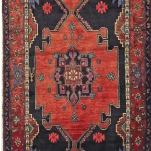 Løper Persisk teppe - Nomadisk - 315 x 128 cm - rød