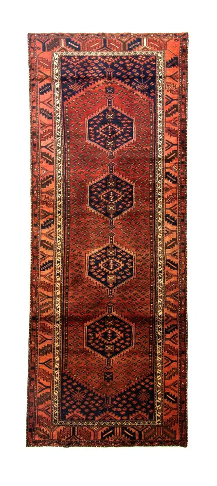 Løper Persisk teppe - Nomadisk - 316 x 118 cm - blå