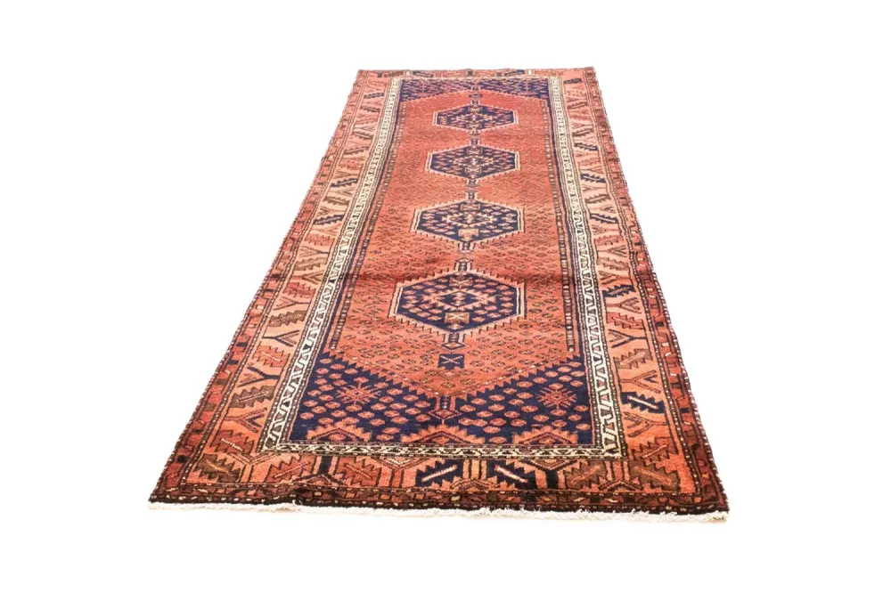 Løper Persisk teppe - Nomadisk - 316 x 118 cm - blå