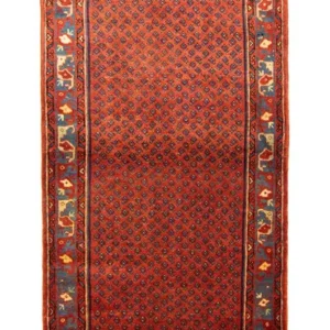Løper Persisk teppe - Nomadisk - 317 x 110 cm - brun