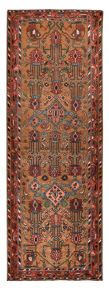 Løper Persisk teppe - Nomadisk - 317 x 112 cm - terrakotta