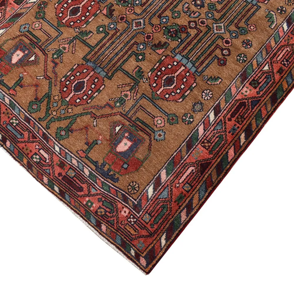 Løper Persisk teppe - Nomadisk - 317 x 112 cm - terrakotta