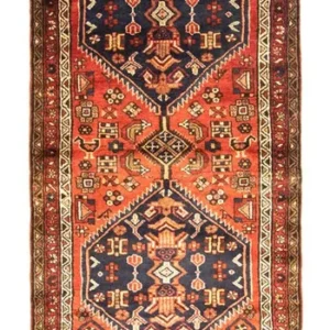Løper Persisk teppe - Nomadisk - 318 x 106 cm - blå