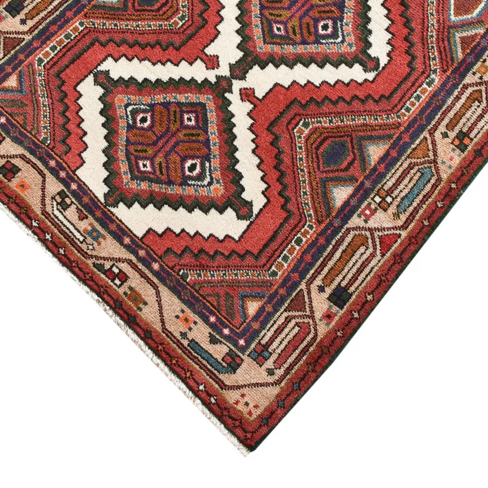 Løper Persisk teppe - Nomadisk - 318 x 73 cm - rød