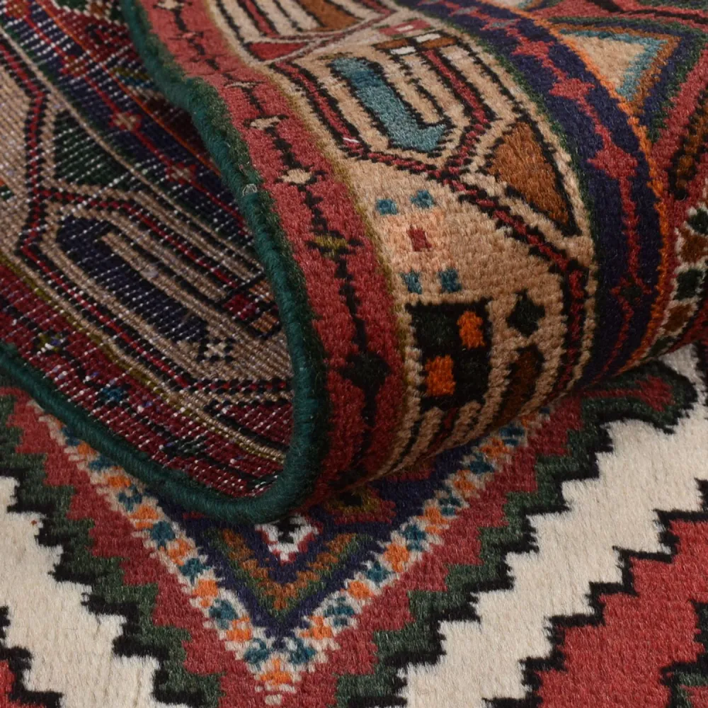 Løper Persisk teppe - Nomadisk - 318 x 73 cm - rød