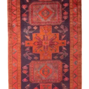 Løper Persisk teppe - Nomadisk - 320 x 140 cm - rust