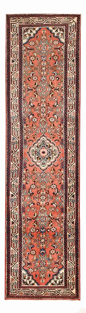 Løper Persisk teppe - Nomadisk - 320 x 85 cm - lys rød