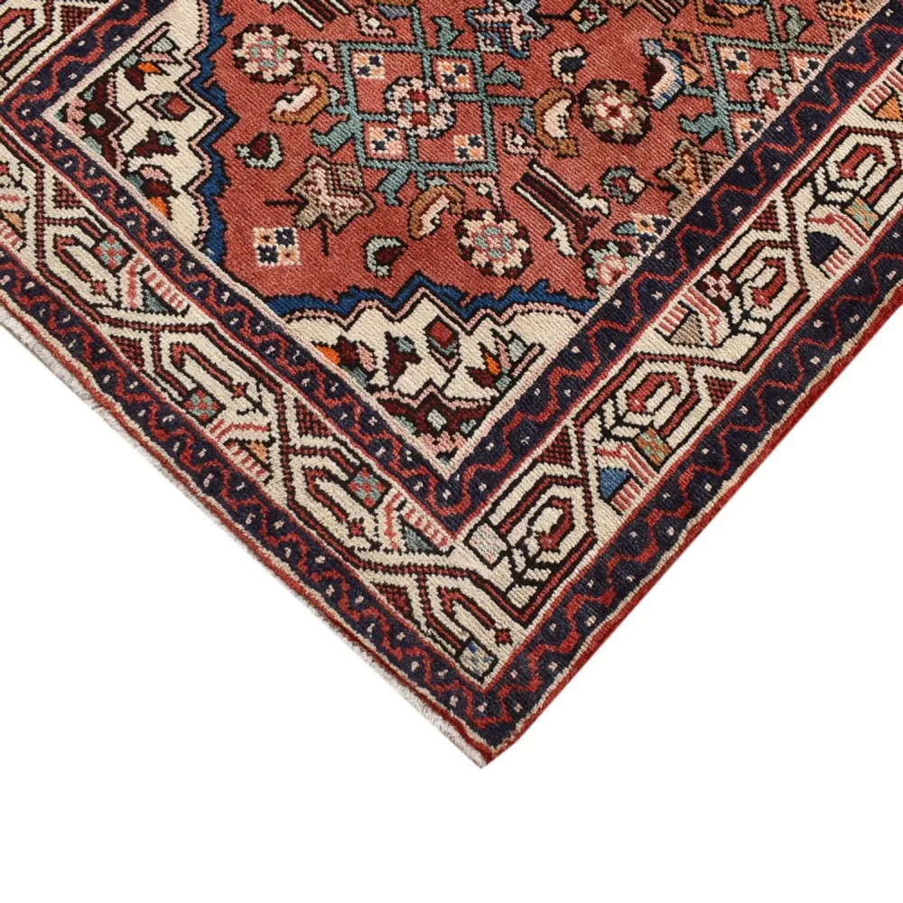 Løper Persisk teppe - Nomadisk - 320 x 85 cm - lys rød