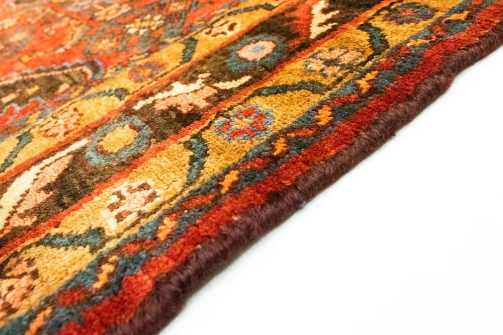 Løper Persisk teppe - Nomadisk - 321 x 120 cm - brun