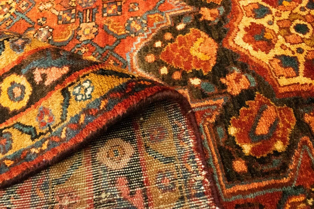 Løper Persisk teppe - Nomadisk - 321 x 120 cm - brun