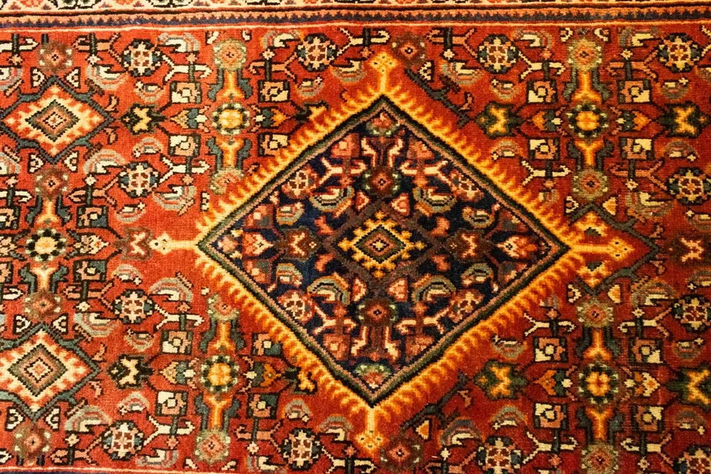 Løper Persisk teppe - Nomadisk - 322 x 100 cm - gull