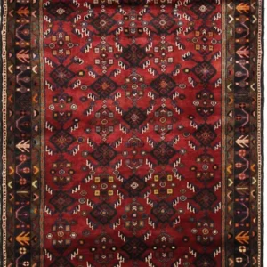 Løper Persisk teppe - Nomadisk - 326 x 127 cm - rød
