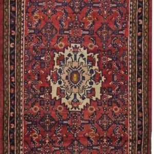 Løper Persisk teppe - Nomadisk - 330 x 125 cm - rød