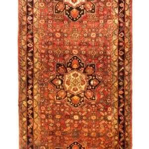 Løper Persisk teppe - Nomadisk - 352 x 119 cm - blå