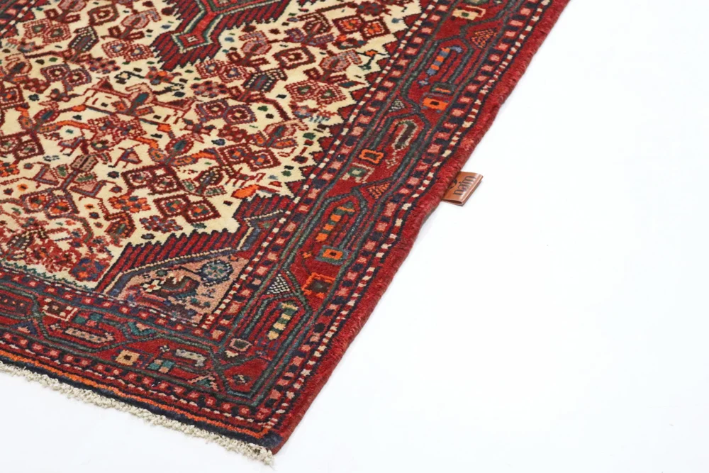 Løper Persisk teppe - Nomadisk - 356 x 83 cm - lys beige