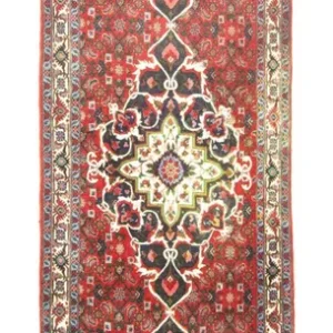 Løper Persisk teppe - Nomadisk - 372 x 95 cm - rød
