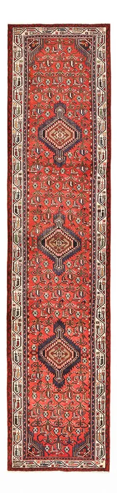 Løper Persisk teppe - Nomadisk - 373 x 87 cm - rød