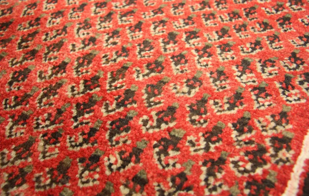Løper Persisk teppe - Nomadisk - 387 x 80 cm - rød