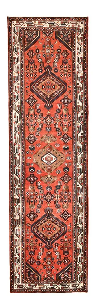 Løper Persisk teppe - Nomadisk - 388 x 108 cm - rød