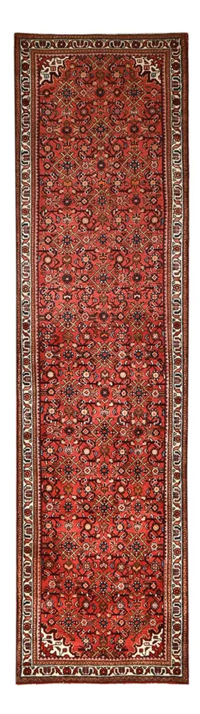 Løper Persisk teppe - Nomadisk - 395 x 105 cm - rød