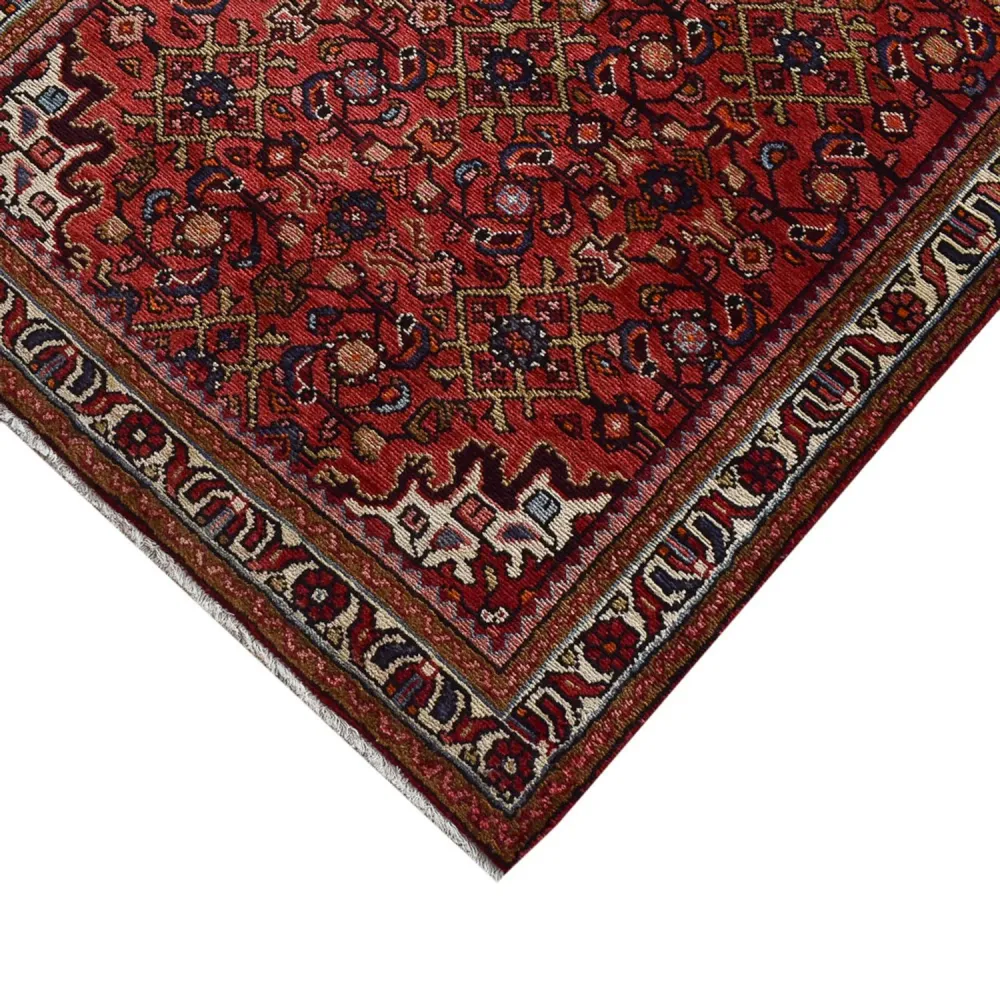 Løper Persisk teppe - Nomadisk - 395 x 105 cm - rød