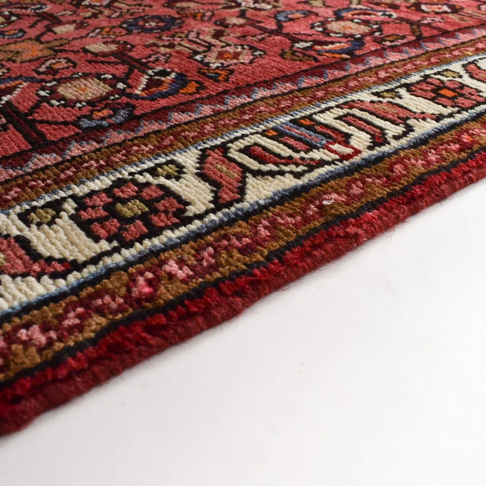 Løper Persisk teppe - Nomadisk - 395 x 105 cm - rød