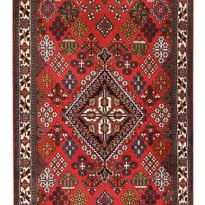 Løper Persisk teppe - Nomadisk - 398 x 122 cm - rød
