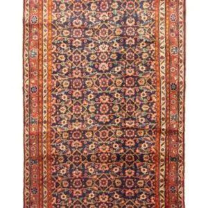 Løper Persisk teppe - Nomadisk - 400 x 108 cm - blå