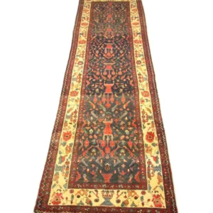 Løper Persisk teppe - Nomadisk - 410 x 104 cm - blå